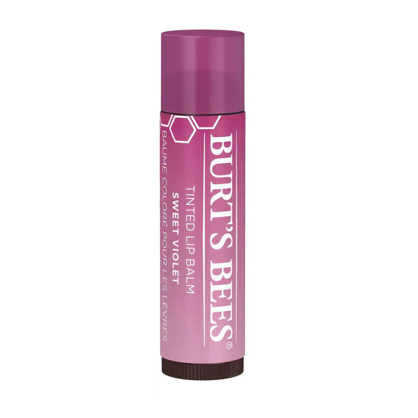 Bálsamo Labial Con Color Burt's Bees Sweet Violet 4.25grs En Blister 1