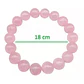 Pulsera Piedra Cuarzo Rosa 18cm - Miniatura 3