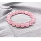 Pulsera Piedra Cuarzo Rosa 18cm - Miniatura 2
