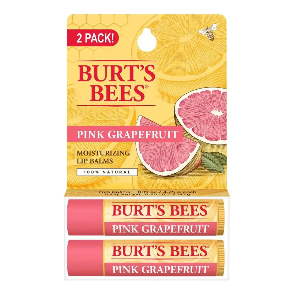 Pack 2x Bálsamo Labial Burt's Bees Pomelo Rosado 8.50 gr 1