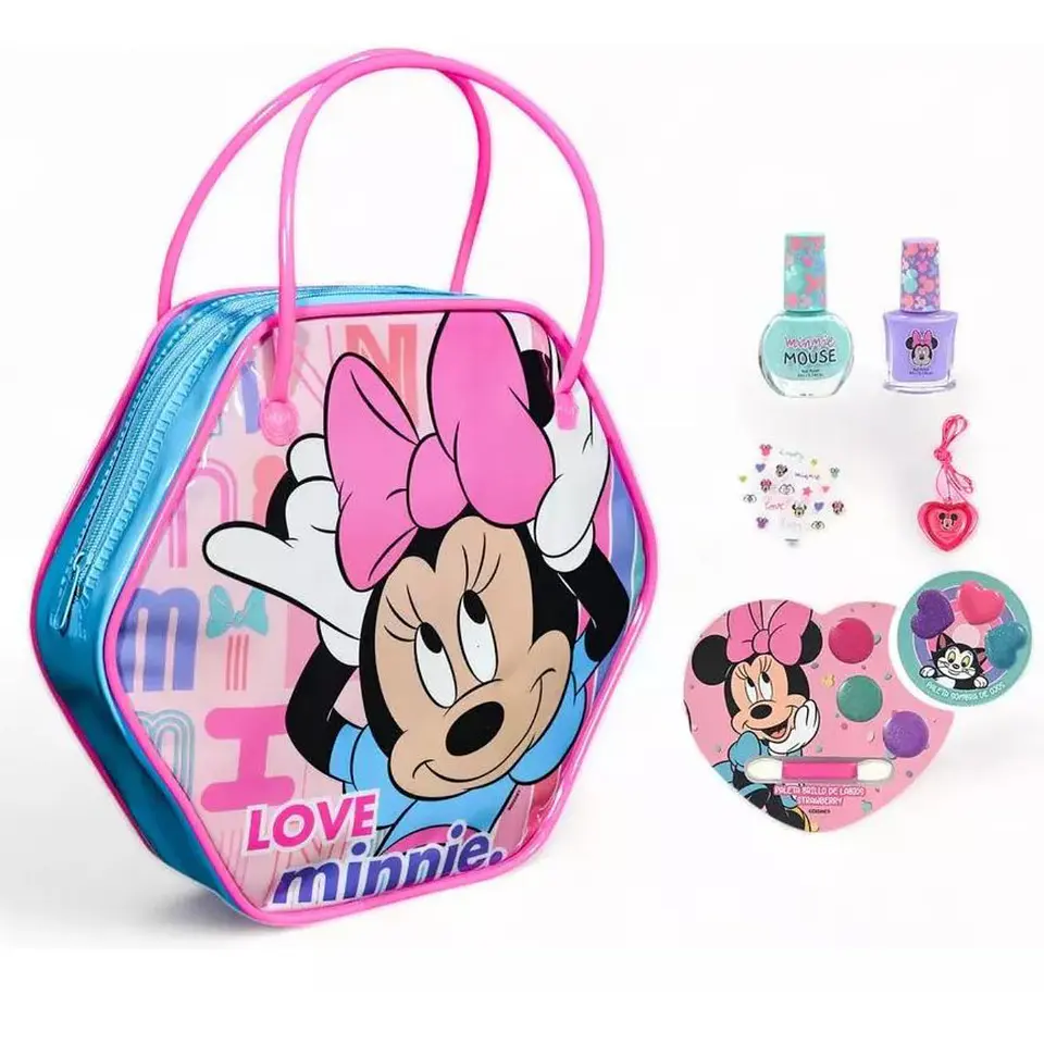 Cartera Minnie Mouse con Maquillaje y Accesorios 1
