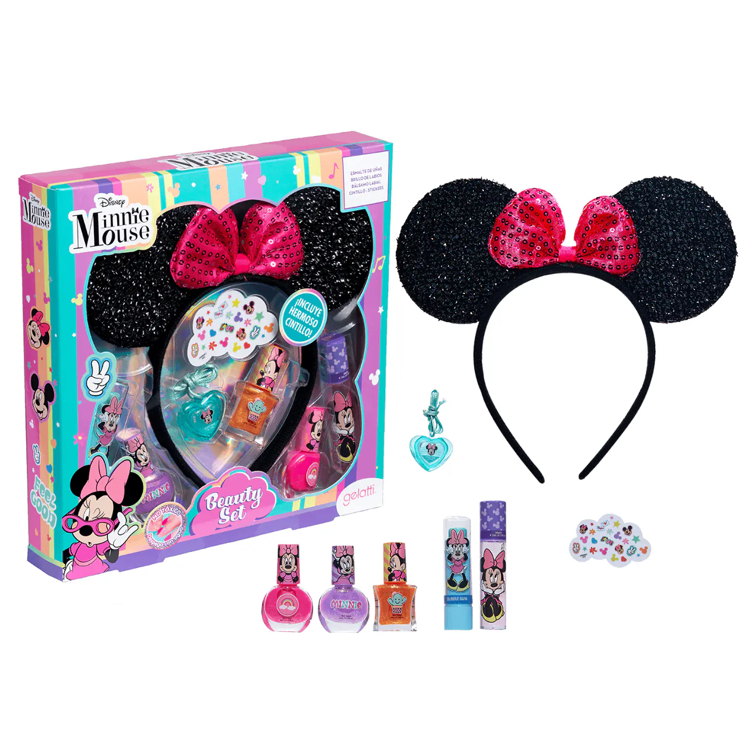Set de maquillaje Minnie + Accesorio de Cabello 1