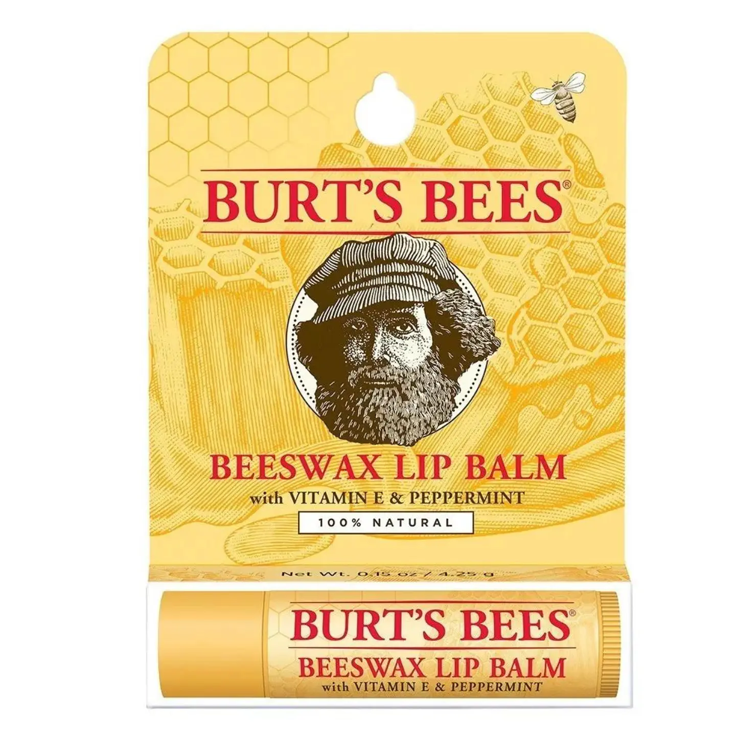 Bálsamo Labial Burt's Bees Cera De Abejas Y Vitamina E  1