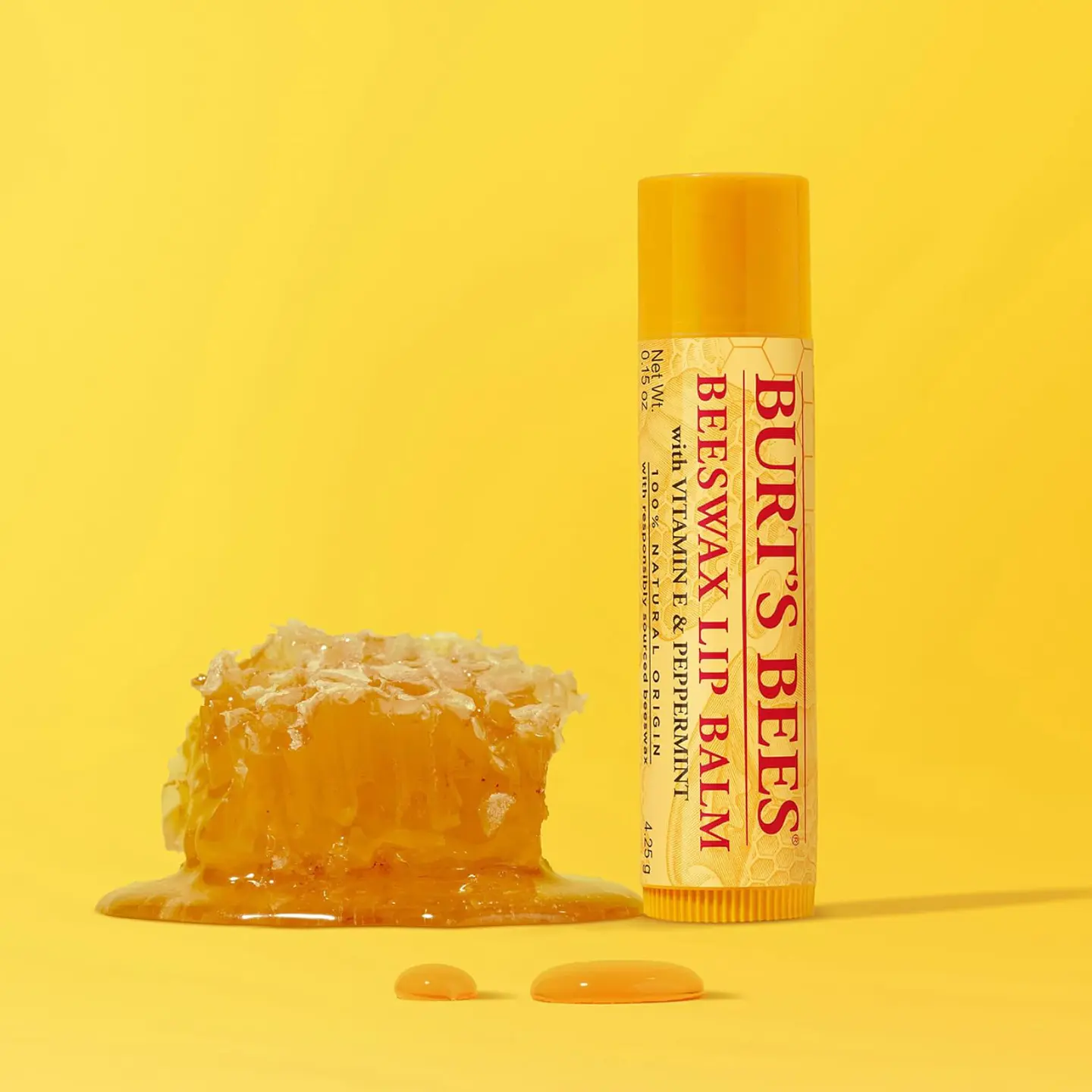 Bálsamo Labial Burt's Bees Cera De Abejas En Blister 3