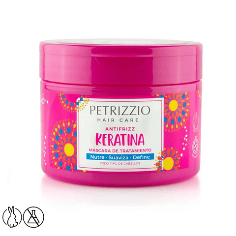 Mascarila Capilar Antifrizz Keratina 420g Petrizzio 