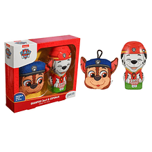 Set de Baño Marshall Paw Patrol- Shampoo 2 en 1 + Esponja de baño Chase