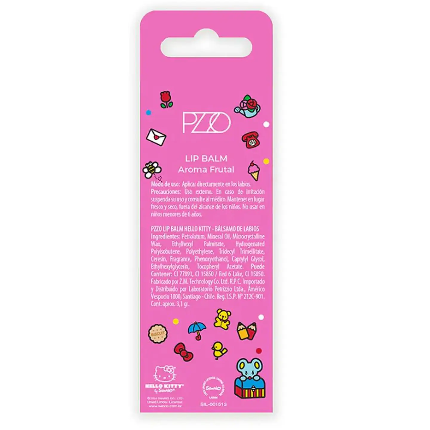 Lip Balm Hidratante Hello Kitty Cute Pink 3