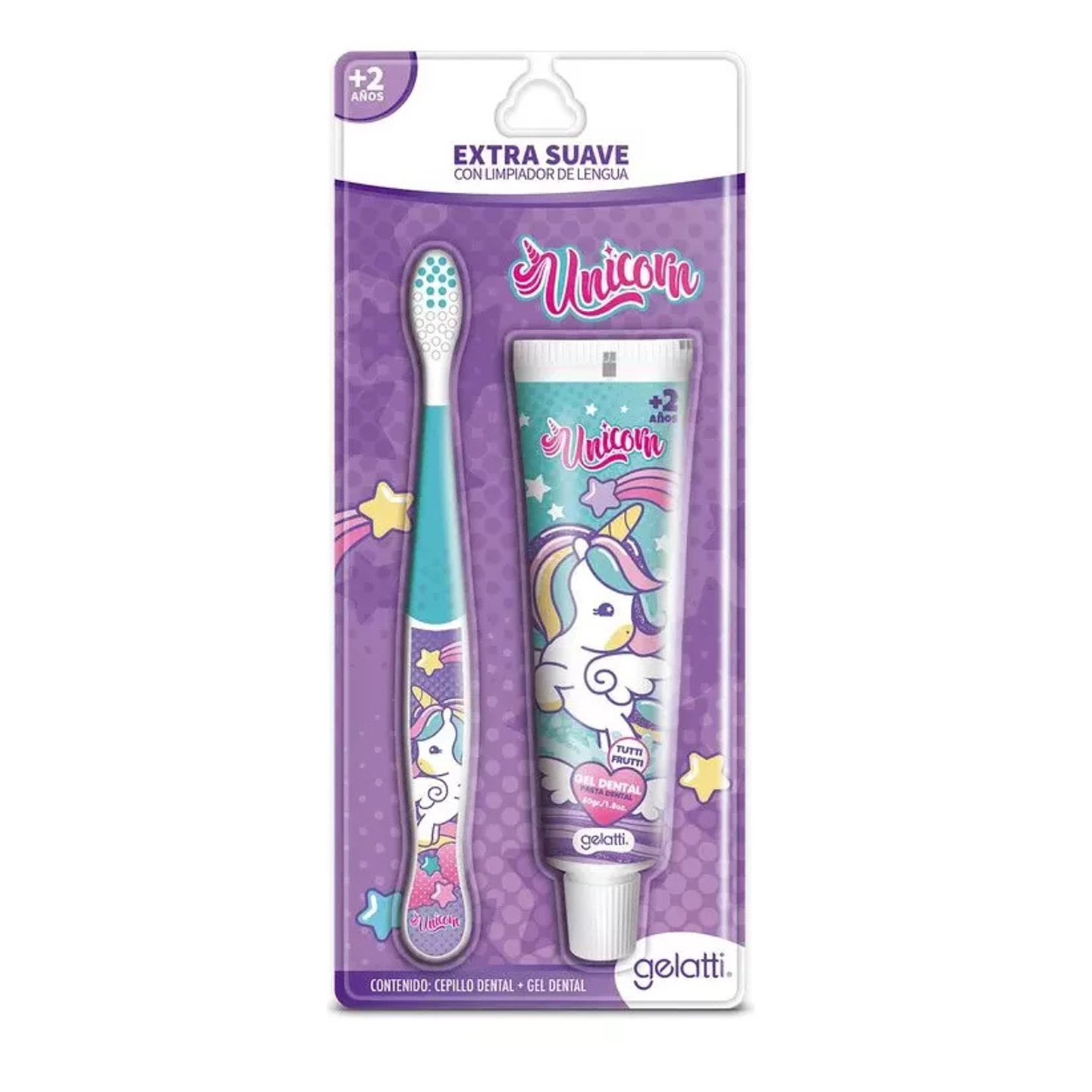 Cepillo De Dientes Ultra Suave + Pasta 50grs Unicornio 1