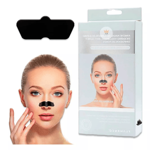 Mascarilla Nasal Elimina Puntos Negros Parche Carbón X10 Tipo De Piel Mixta