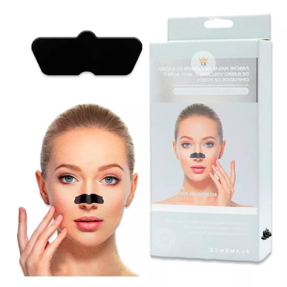 Mascarilla Nasal Elimina Puntos Negros Parche Carbón X10 Tipo De Piel Mixta 1