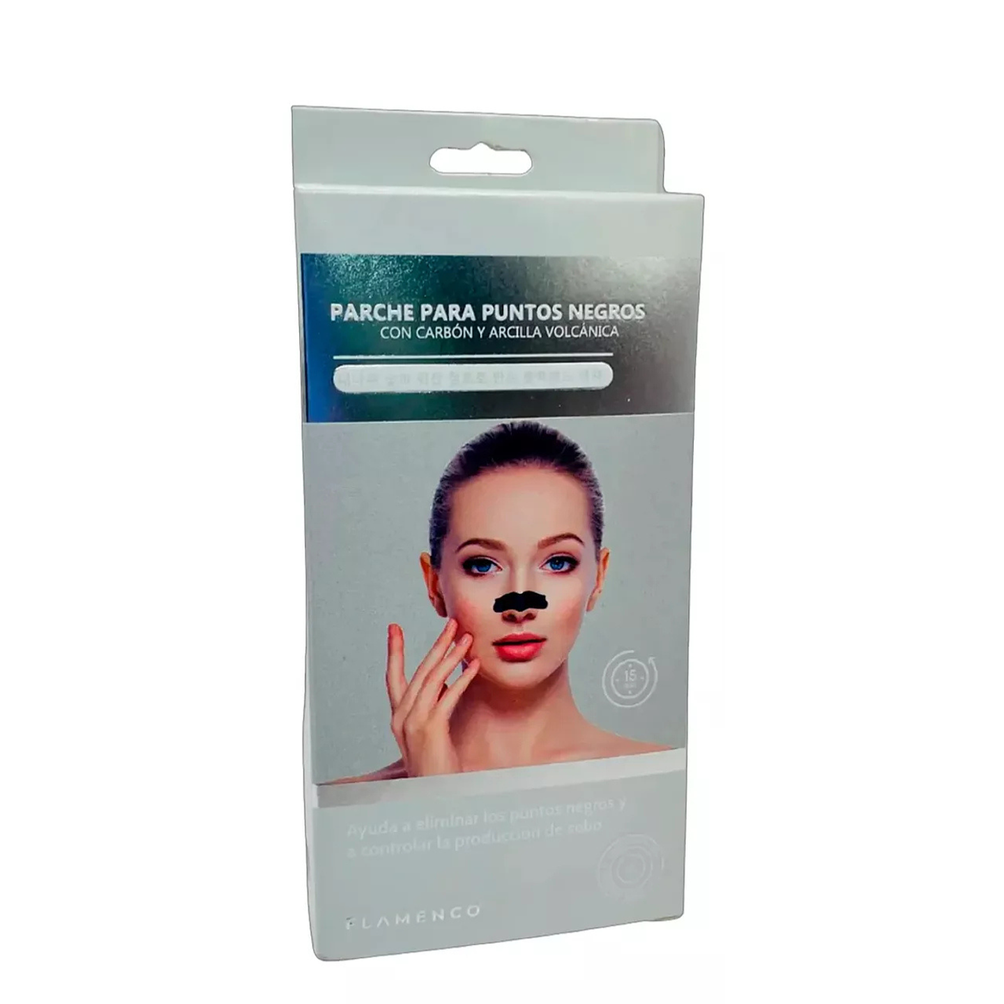 Mascarilla Nasal Elimina Puntos Negros Parche Carbón X10 Tipo De Piel Mixta 3