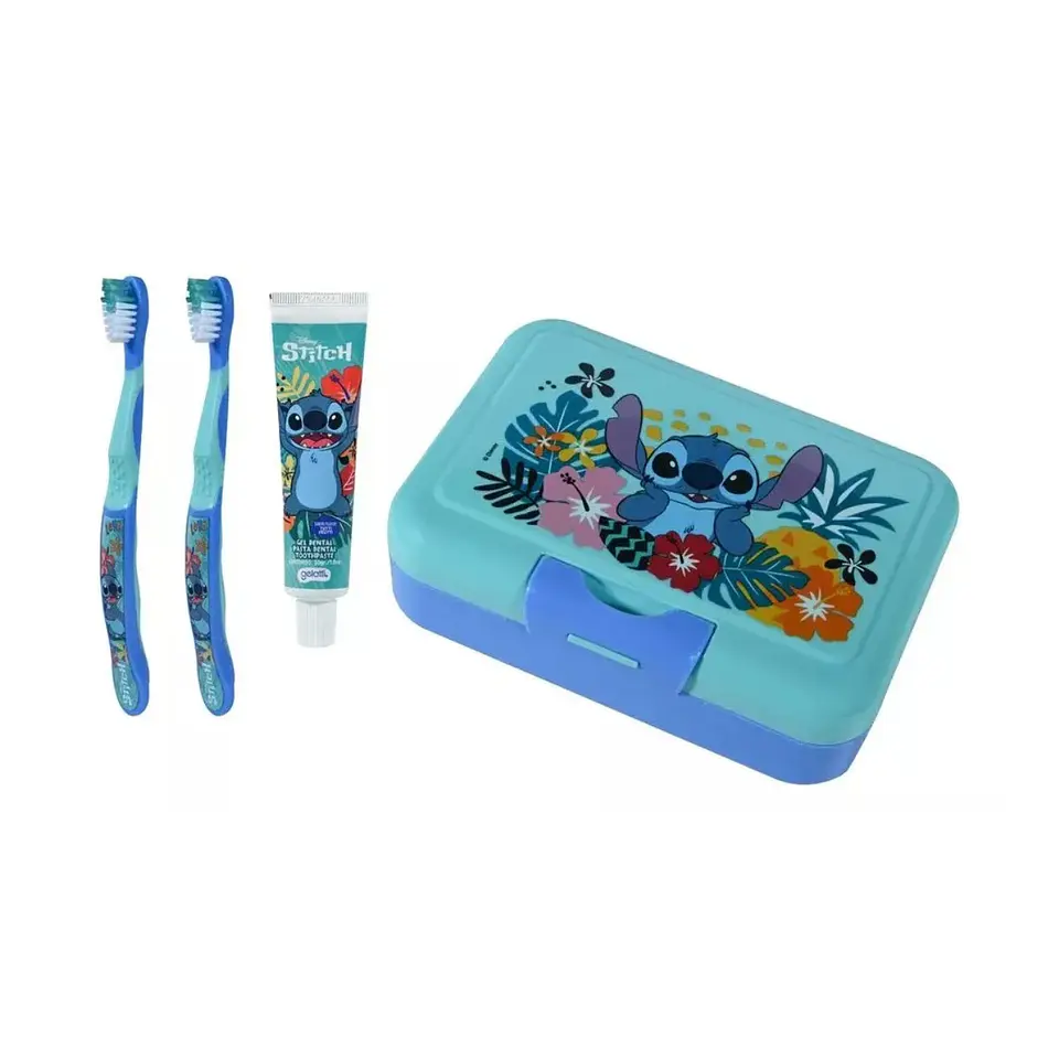 Lonchera Stitch+ Set Higiene Bucal 1
