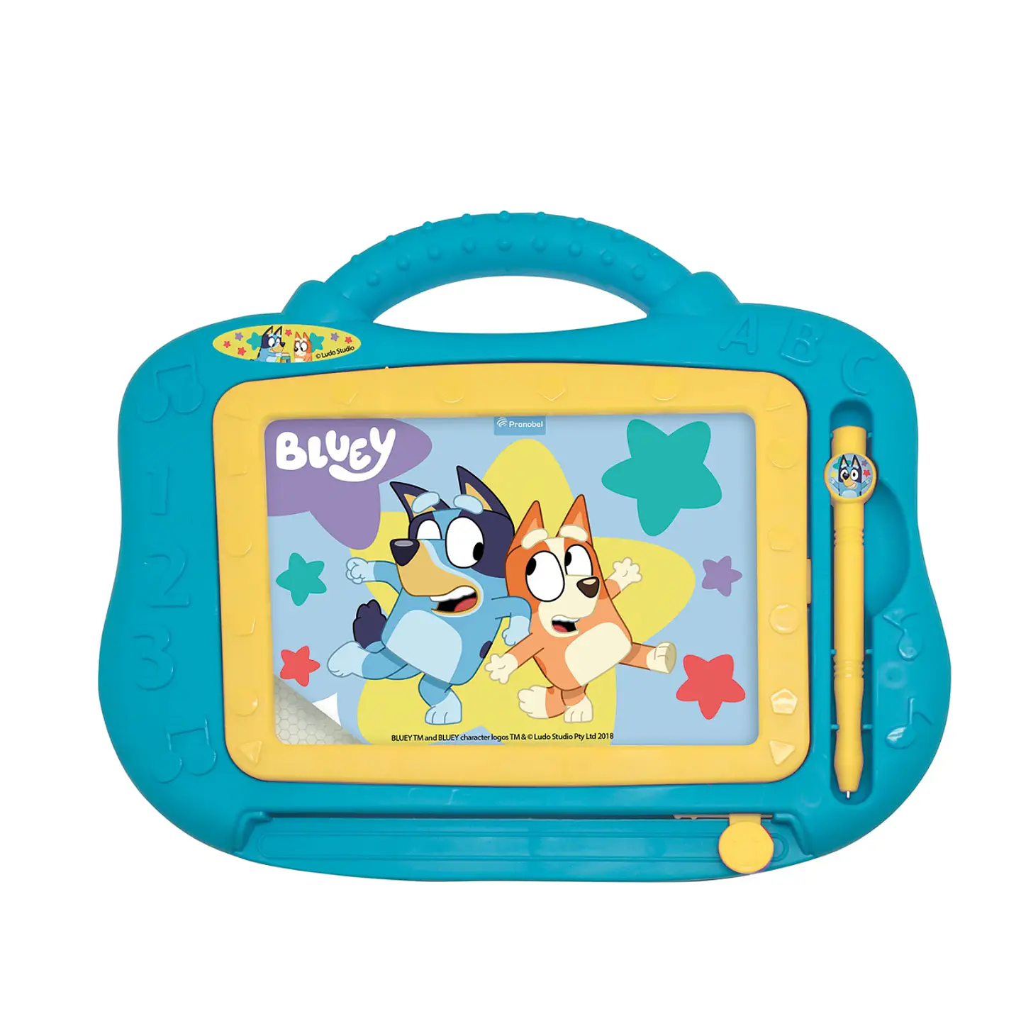 Pizarra Mágica Bluey Color Celeste Tablero de Dibujos 1