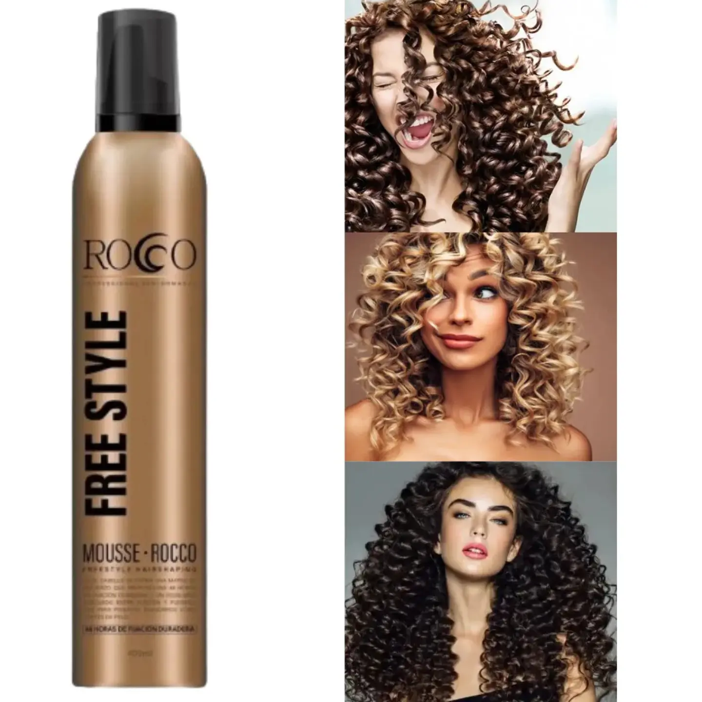 Rocco® Mouuse Pomada De Espuma 400ml 4
