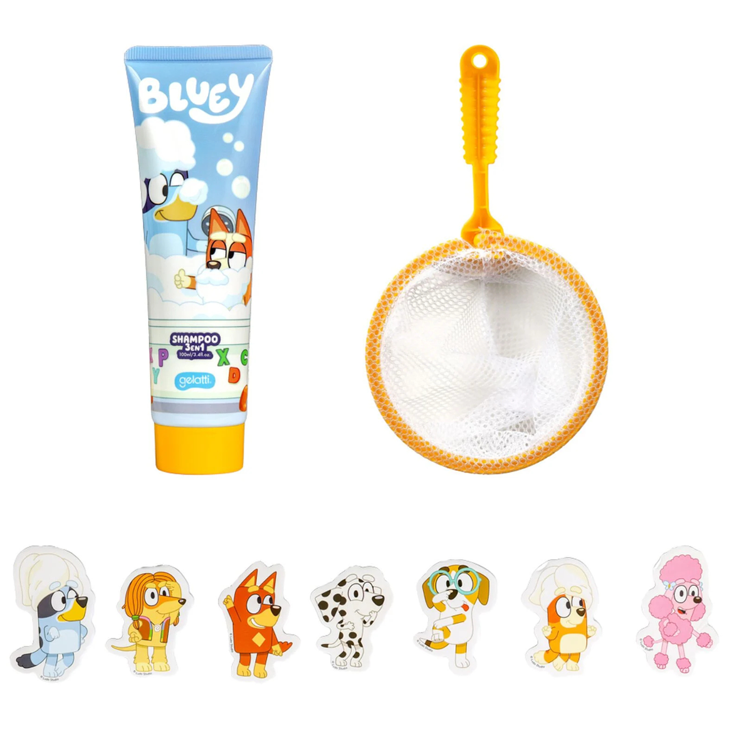 Shampoo 3 En 1 + Juego De Agua Bluey 3