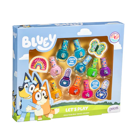 Bluey Set De Belleza Niña Juego Infantil Esmaltes