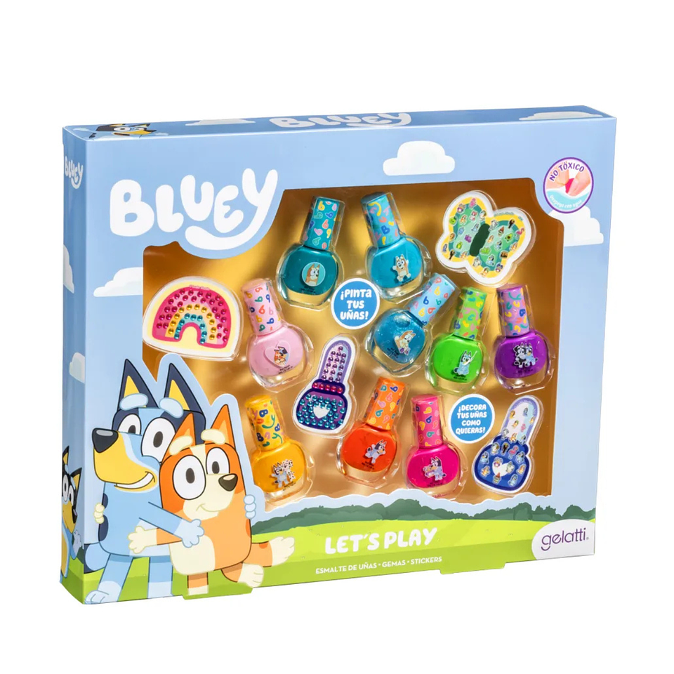 Bluey Set De Belleza Niña Juego Infantil Esmaltes 2