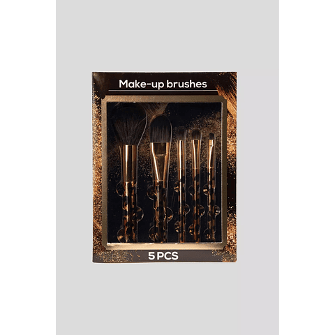 Kit De 5 Brochas Para Maquillaje