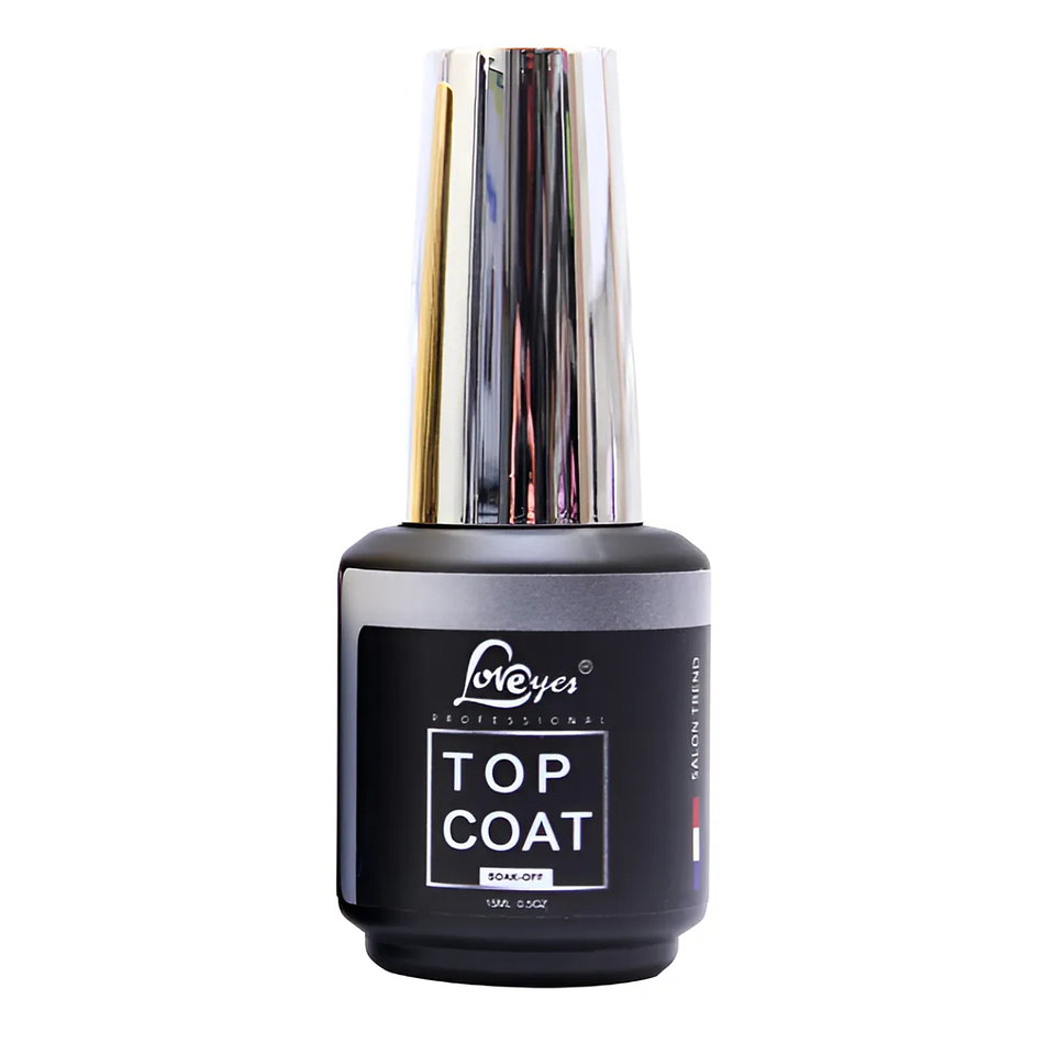 Top Coat Permanente Loveyes Esmalte Uñas Profesional 15ml 1