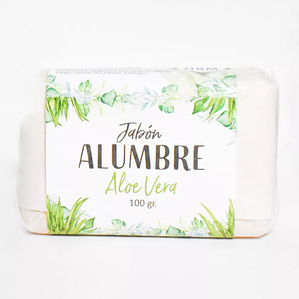 Jabón De Alumbre Potásico Y Aloe Vera 2