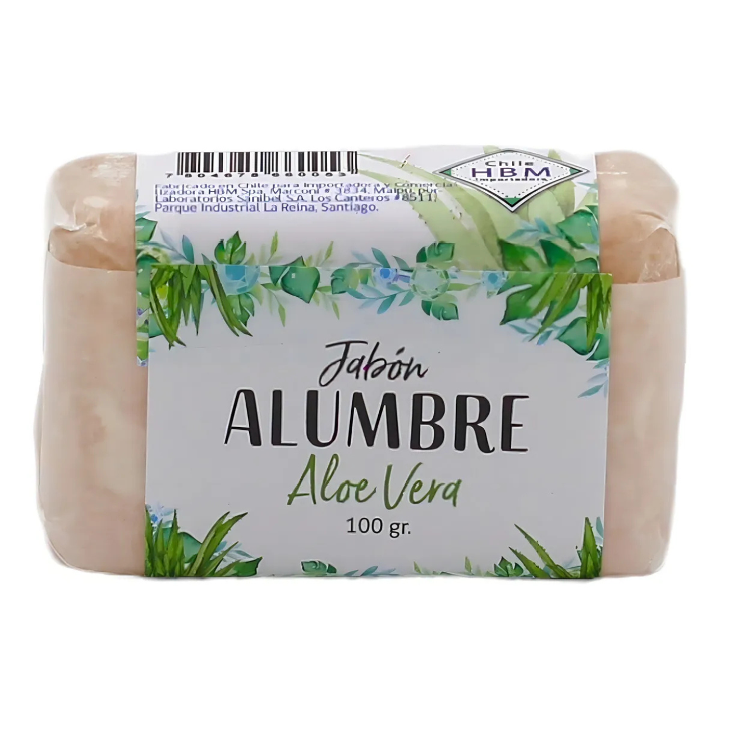 Jabón De Alumbre Potásico Y Aloe Vera 3