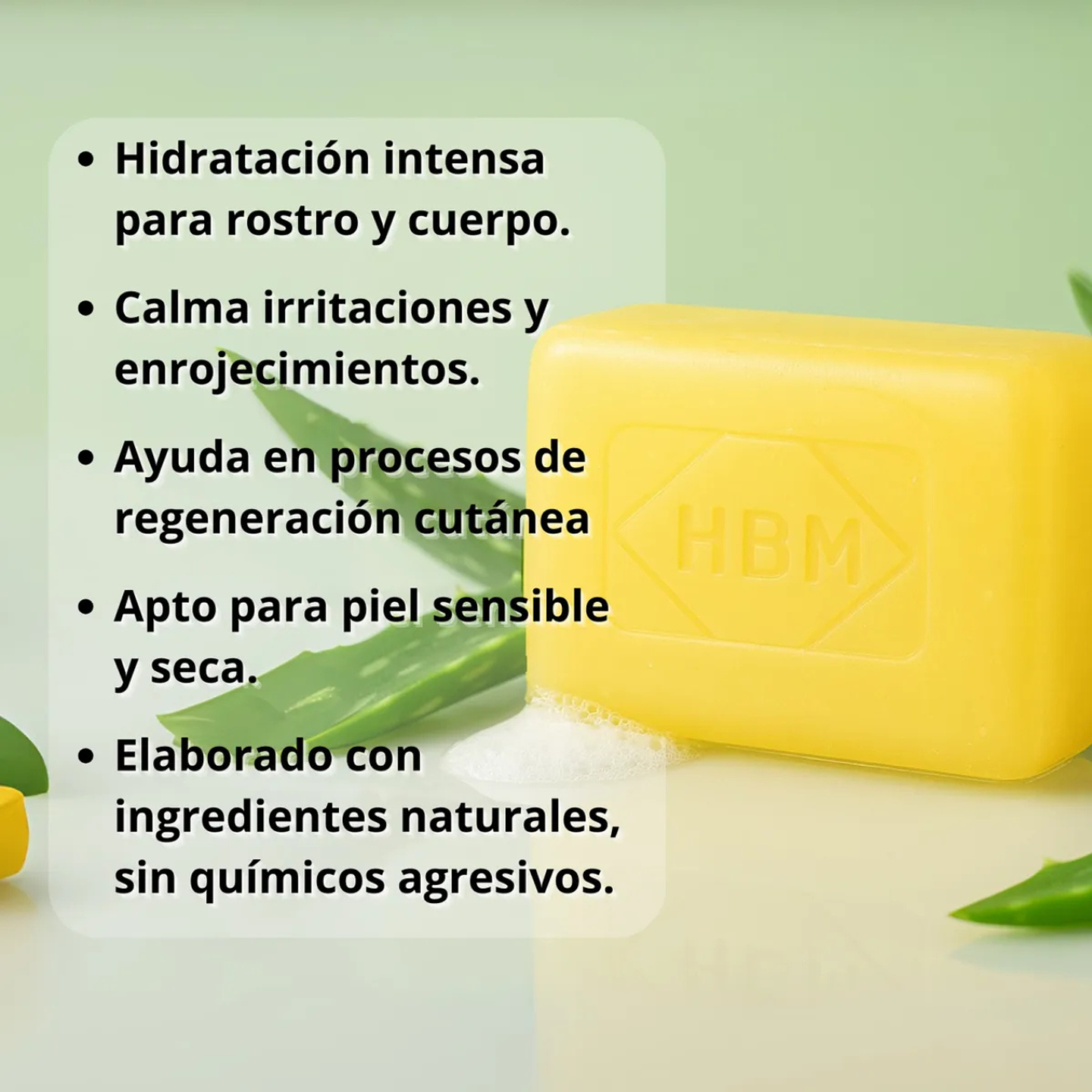 Jabón De Alumbre Potásico Y Aloe Vera 4