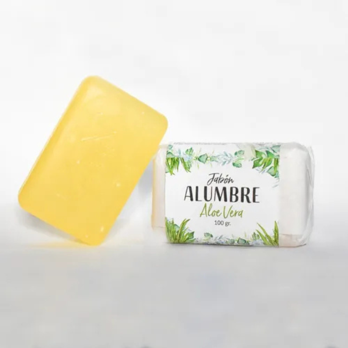 Jabón De Alumbre Potásico Y Aloe Vera 1