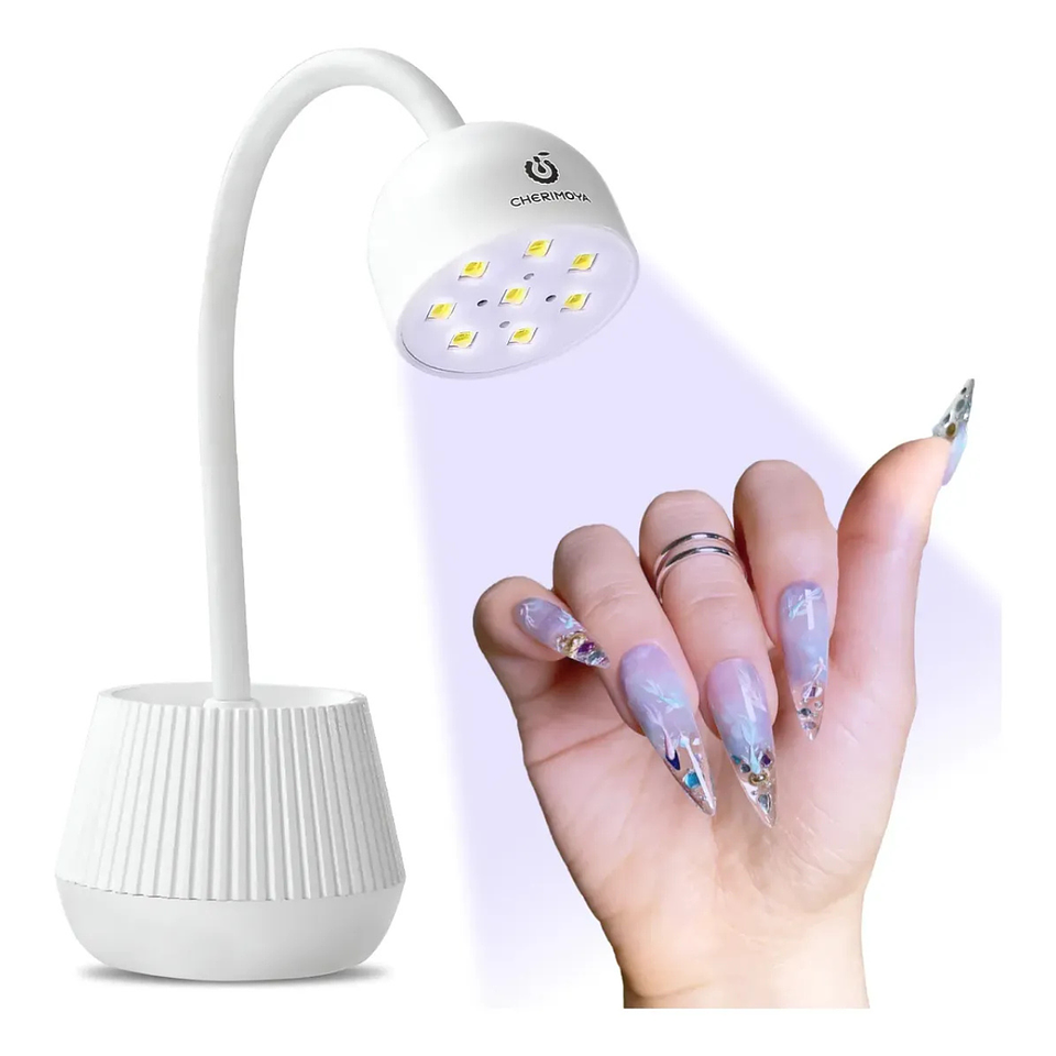 Lampara Uv Uñas Soft Gel 18w Flor De Loto - Cherimoya 1