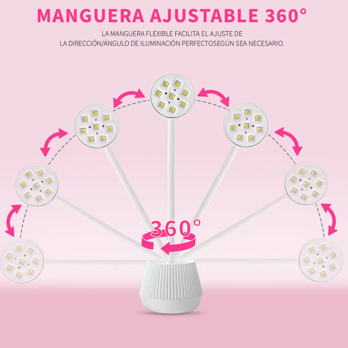 Lampara Uv Uñas Soft Gel 18w Flor De Loto - Cherimoya 3