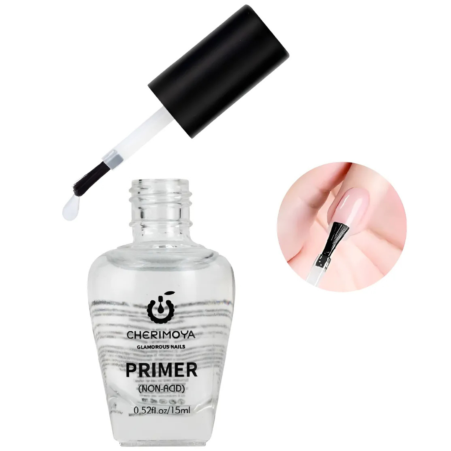 Primer Sin Ácido Para Uñas Esmaltes Manicure Cherimoya 15ml 1