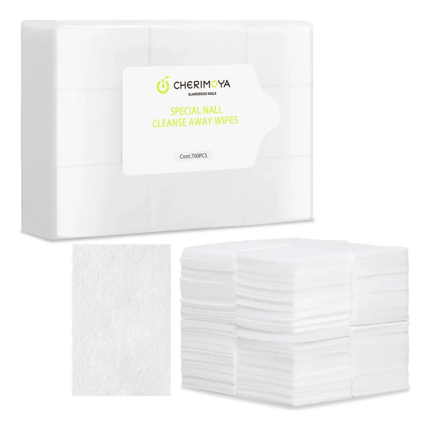 Pack De 700 Wipes Toallitas Sin Pelusas Manicure Cherimoya 2