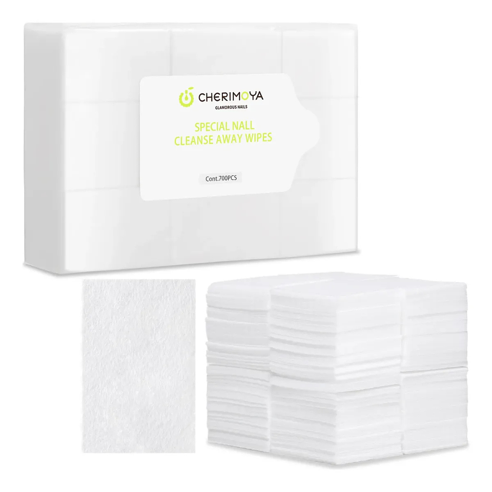 Pack De 700 Wipes Toallitas Sin Pelusas Manicure Cherimoya 2