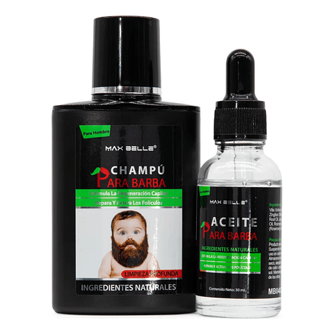 Tratamiento Barba Perfecta: Shampoo + Aceite Nutritivo