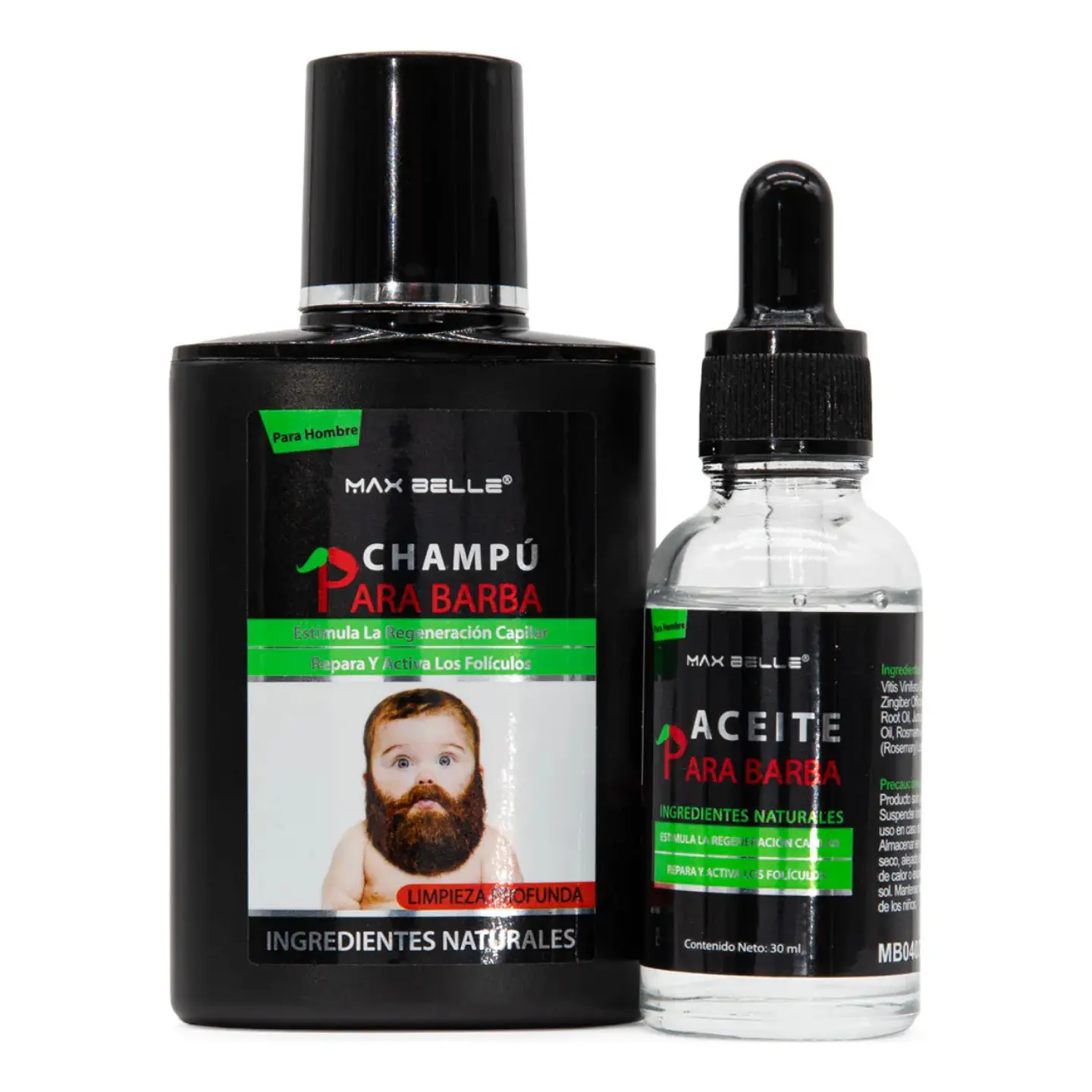 Tratamiento Barba Perfecta: Shampoo + Aceite Nutritivo 1