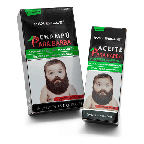 Tratamiento Barba Perfecta: Shampoo + Aceite Nutritivo