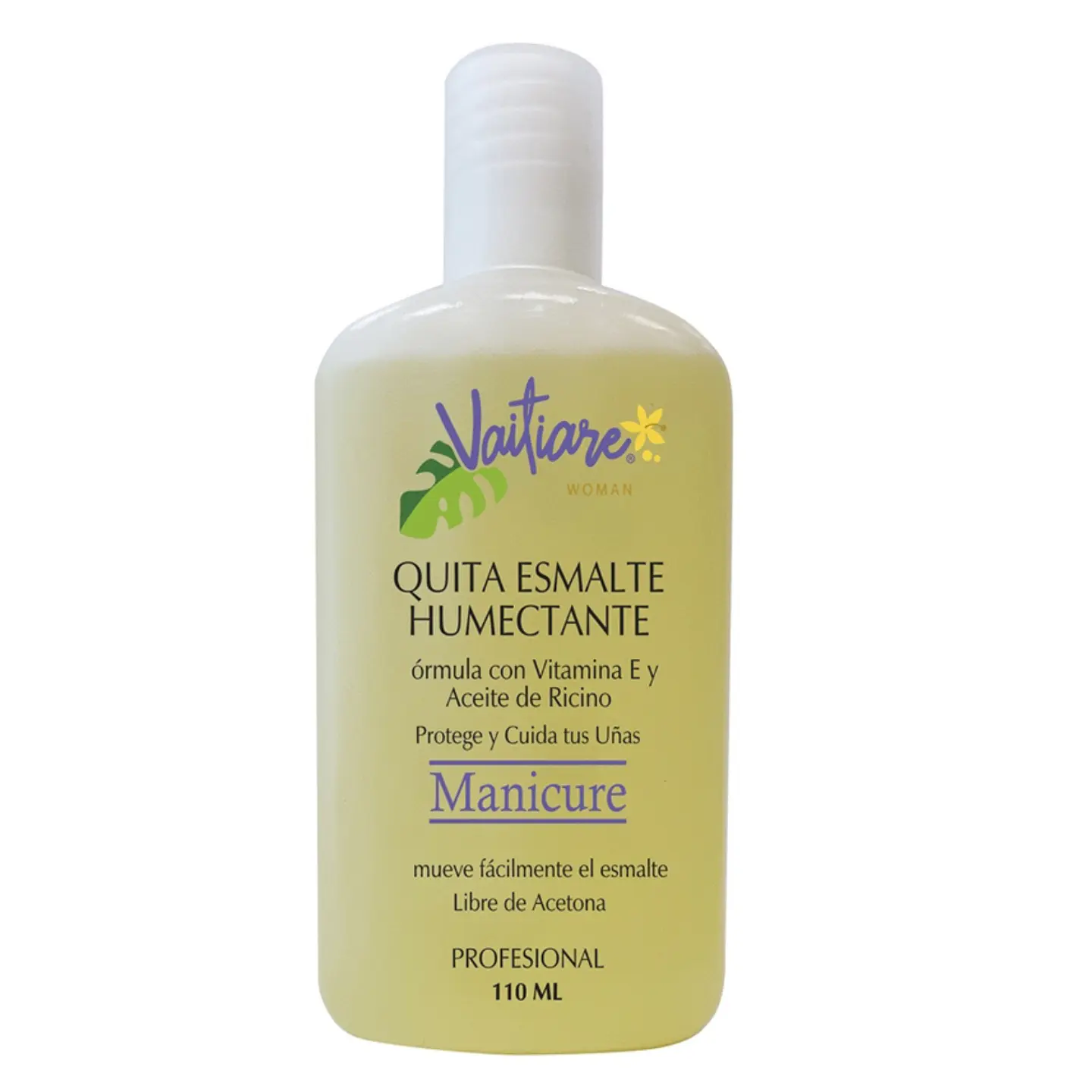 Quita Esmaltes Para Uñas Humectante Vaitiare 110ml 1