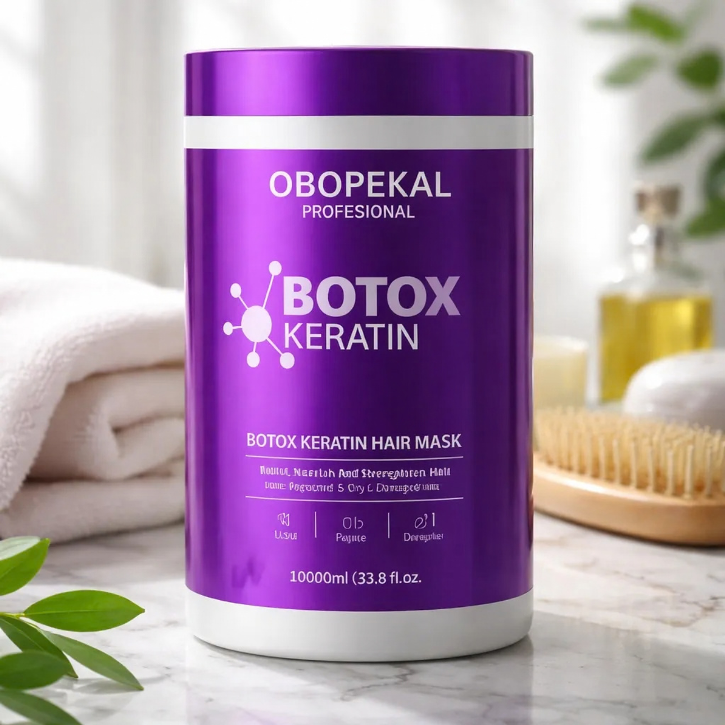 Botox Capilar Keratina Obopekal 1000ml 3