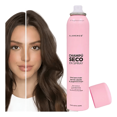 Shampoo En Seco en Spray Flamenco 200ml