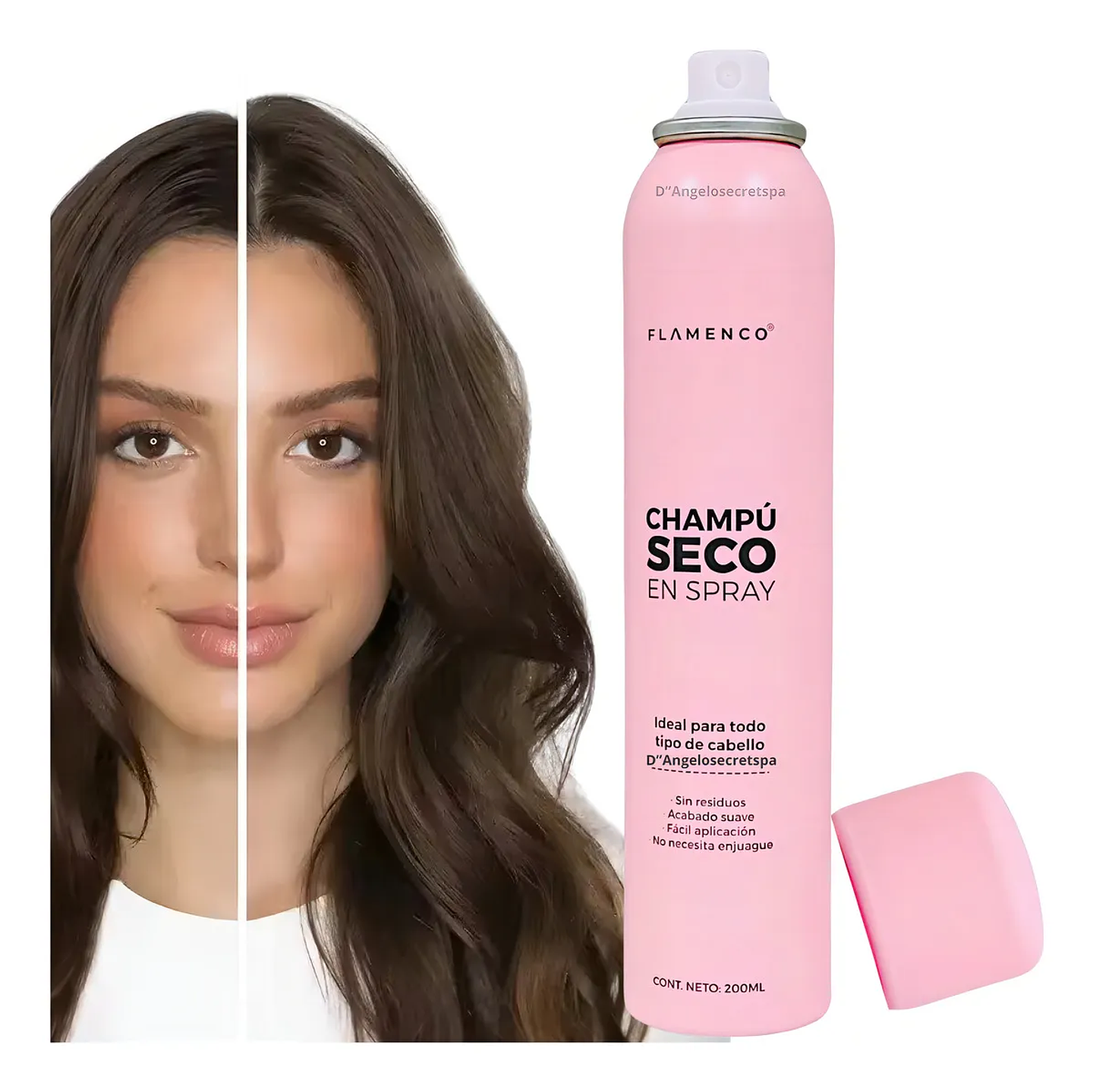 Shampoo En Seco en Spray Flamenco 200ml 1