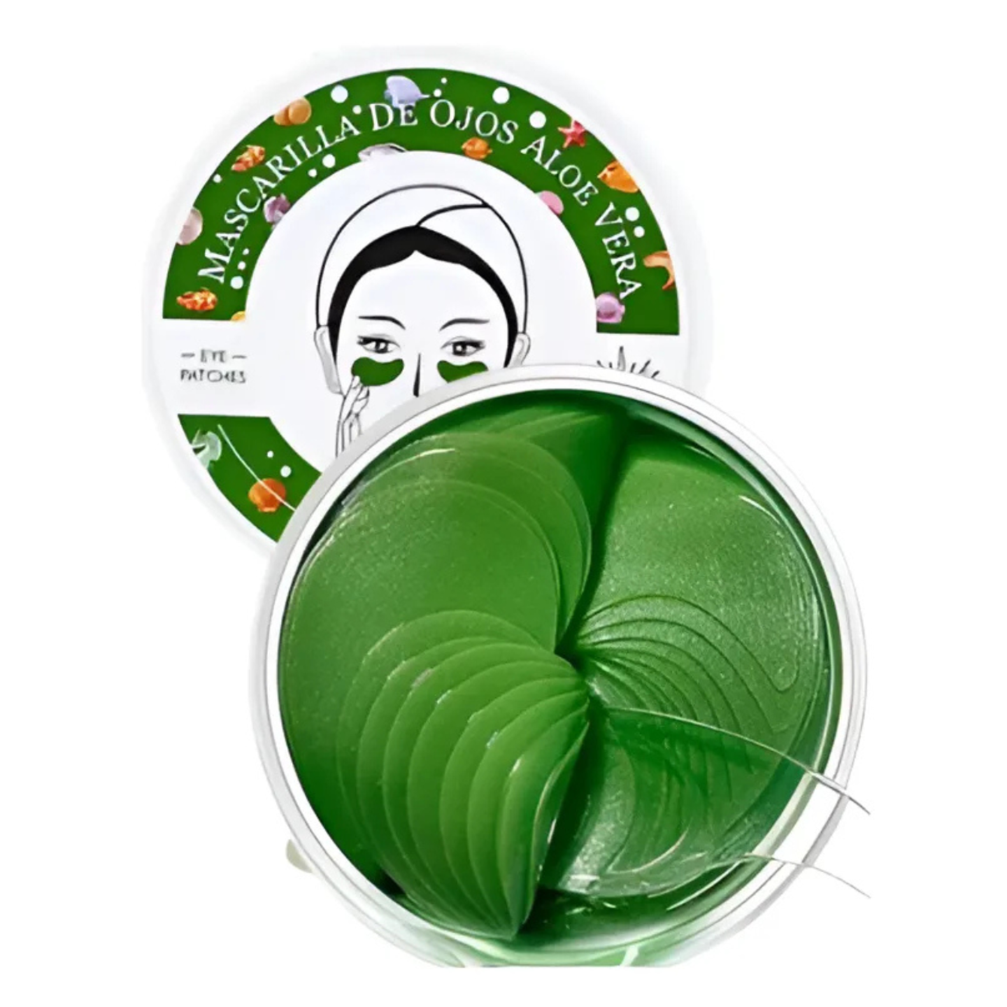 Parches Mascarilla Hidrogel Aloe Vera Anti Ojeras Flamenco 3
