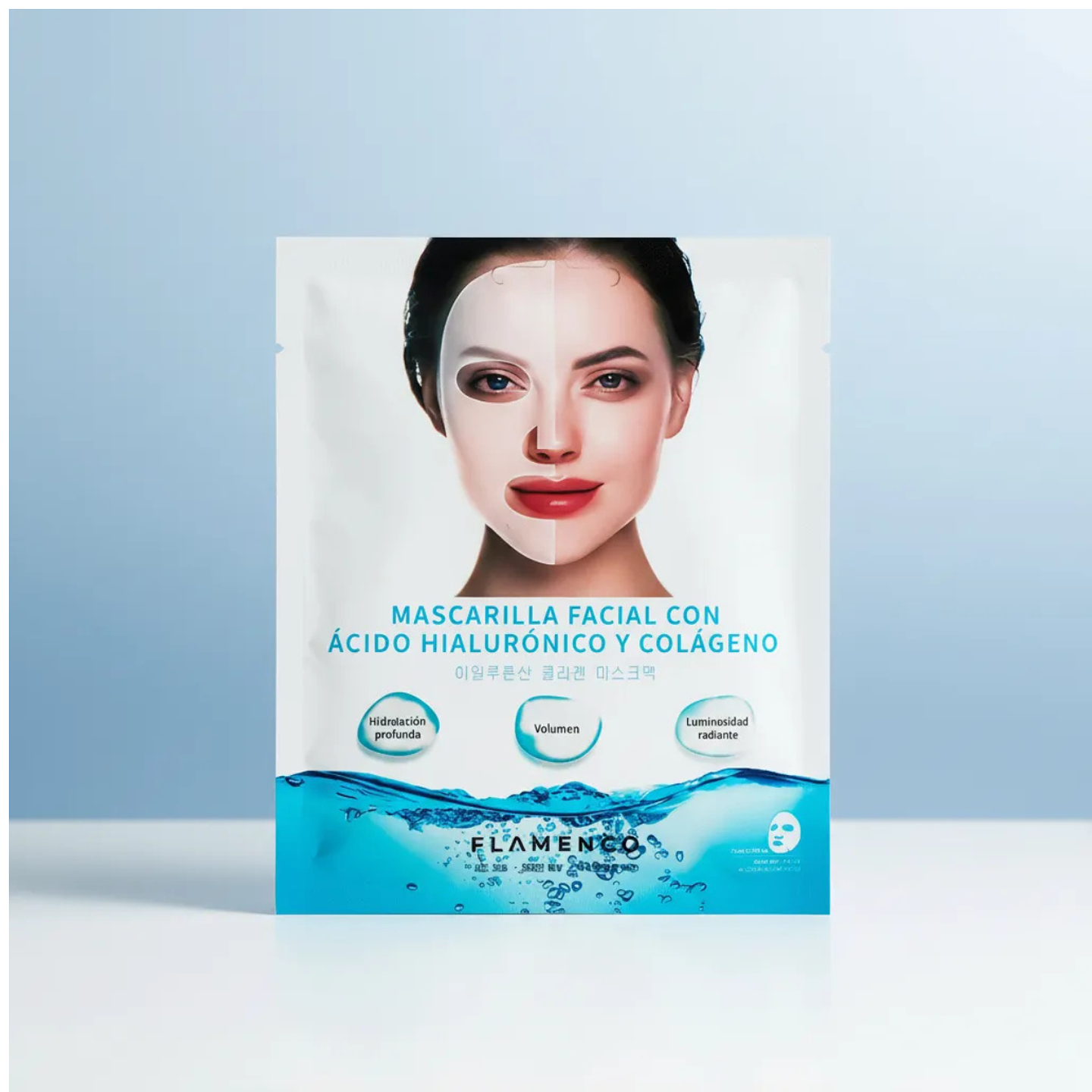 Macarilla Facial Acido Hialuronico y Colageno Flamenco 1