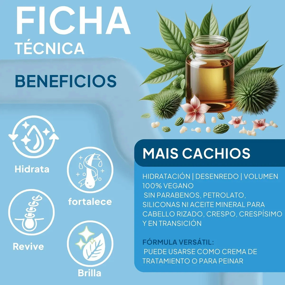 Mascara Skala Hidratación 2 En 1 Mais Cachos 1000g 2