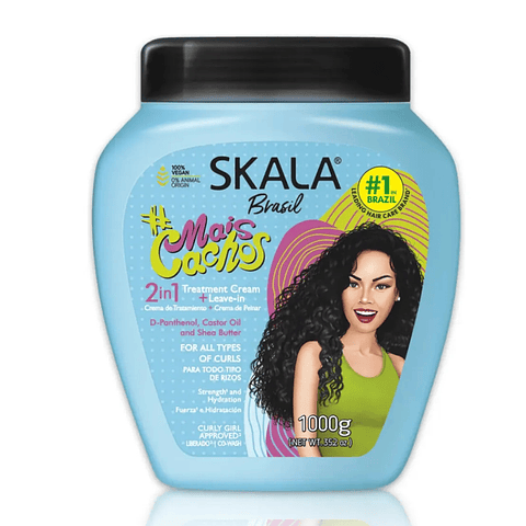 Mascara Skala Hidratación 2 En 1 Mais Cachos 1000g