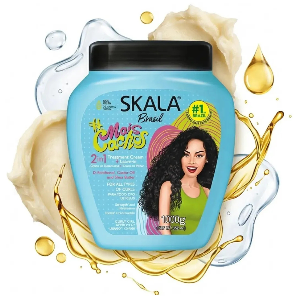 Mascara Skala Hidratación 2 En 1 Mais Cachos 1000g 5