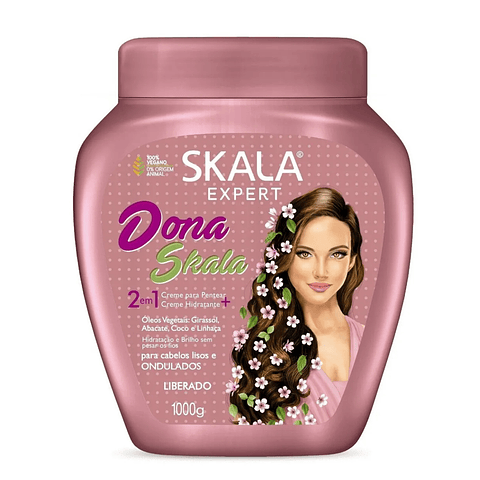 Mascara Skala 2 En 1 Dona 1000 G Nutricion Y Brillo