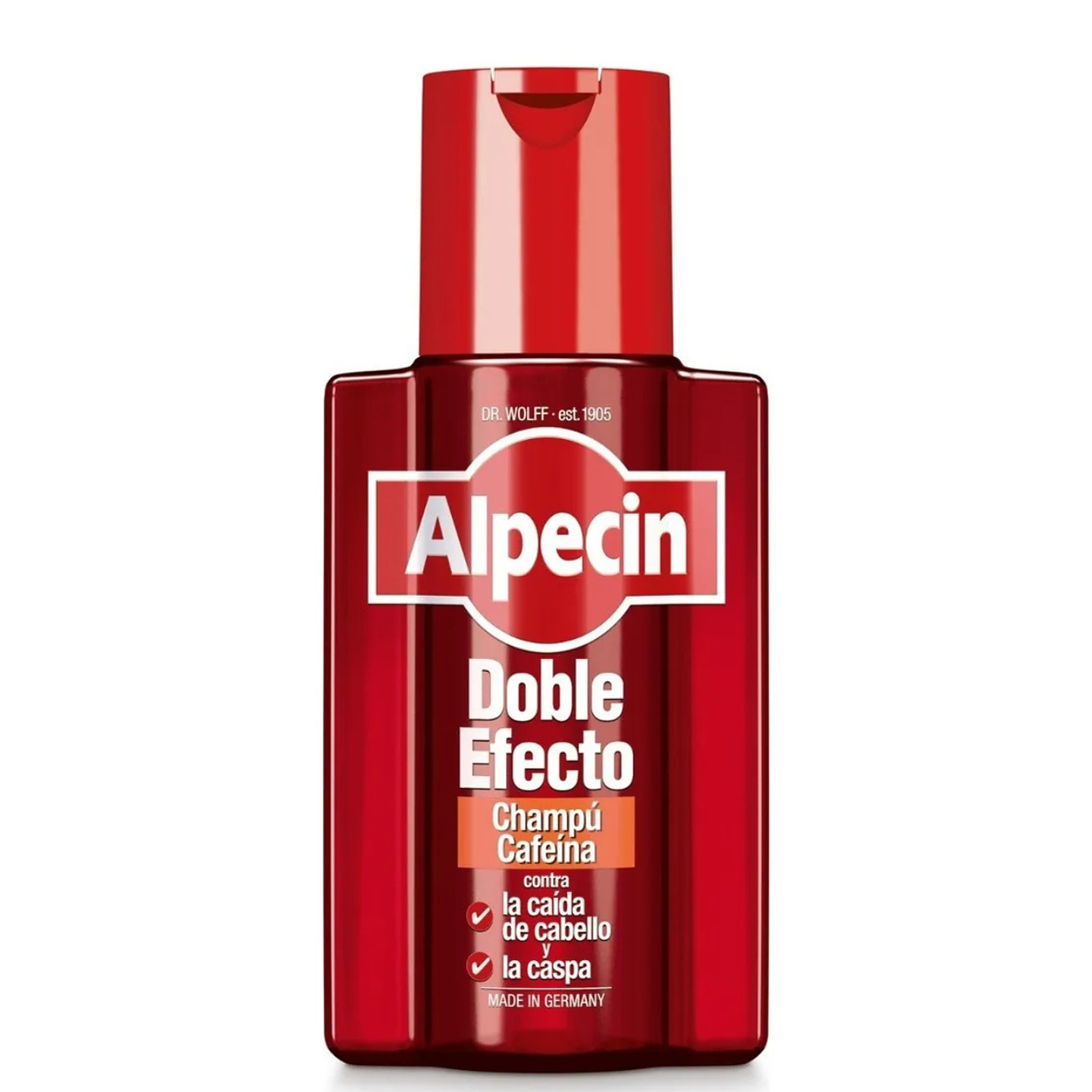 Shampoo Alpecin Contra Caída Cabello Y Caspa Cafeína  1