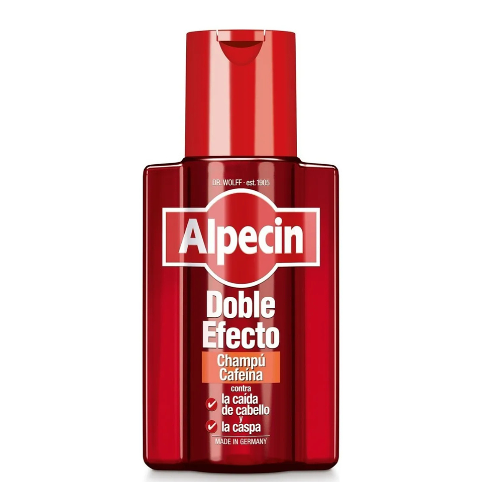 Shampoo Alpecin Contra Caída Cabello Y Caspa Cafeína  1
