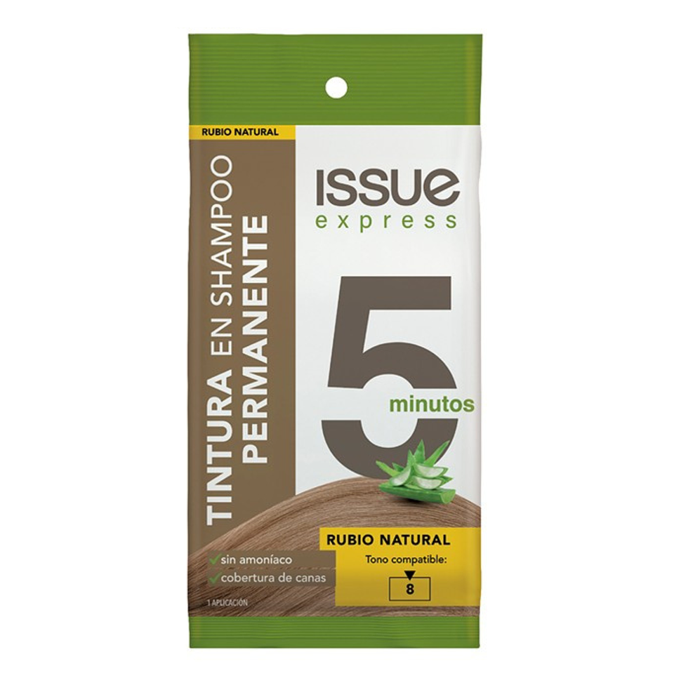 Tintura En Shampoo Issue Express 5 Minutos Rubio Natural 1