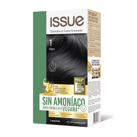 Tinte Isuue Kit Sin Amoniaco Tono Color Tintura Cabello