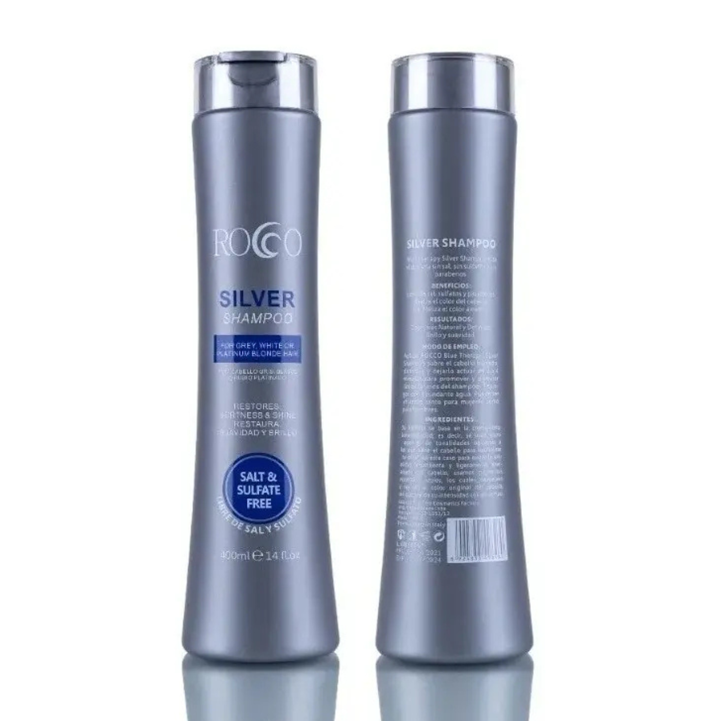 Shampoo Violeta Sin Sal 400ml Rocco 1